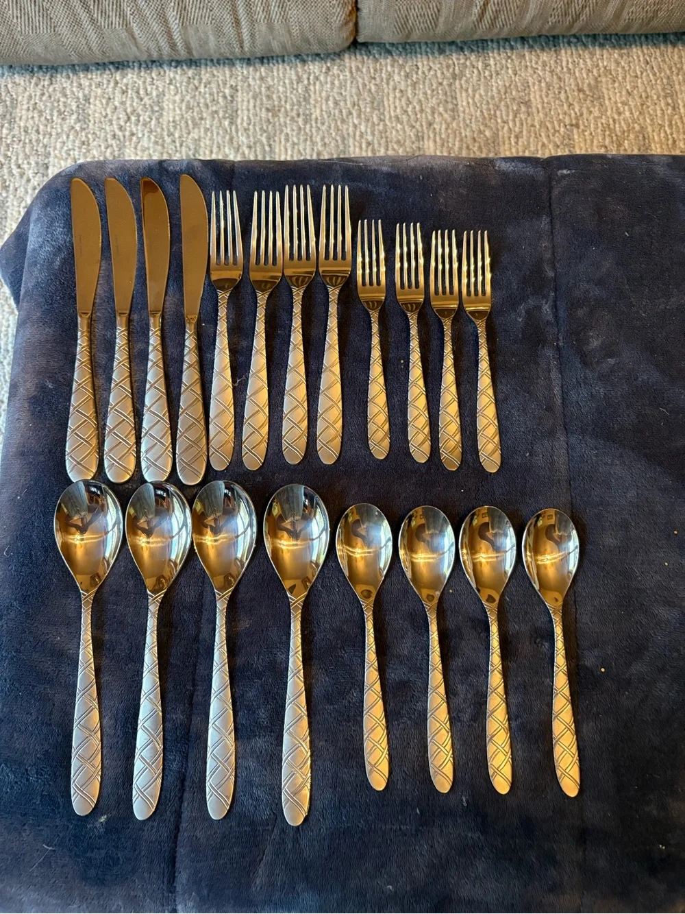 Stainless Steel 20 Piece Dinner Flatware Set